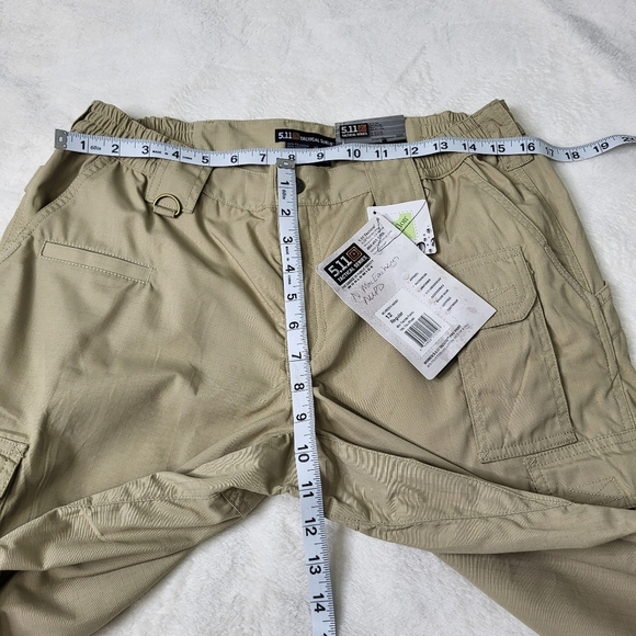 5.11 Tactical Tan Cargo Pants Relaxed Fit - Picture 11 of 15